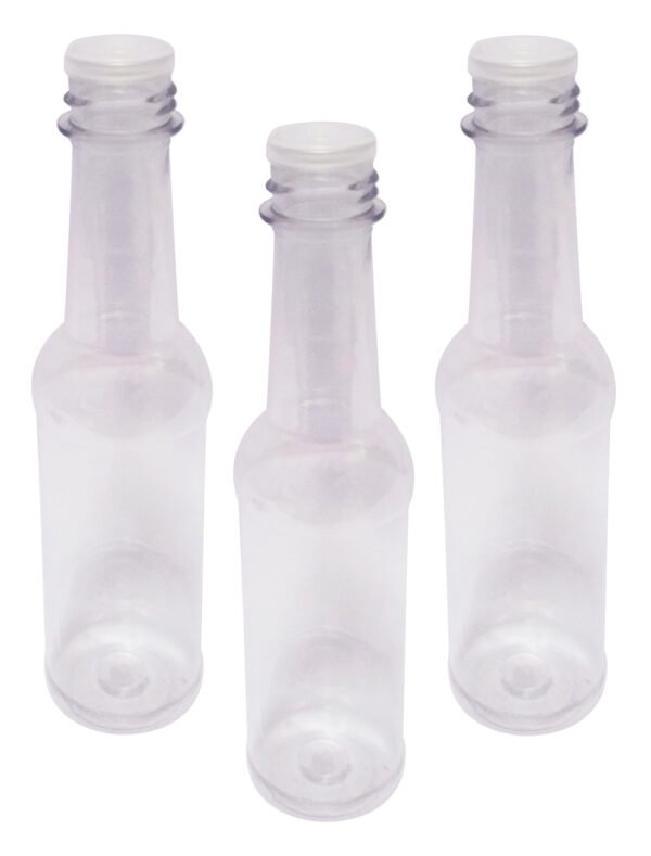 34 Frascos Plástico Cristal Pet 150ml Pimenta Tampa Fliptop - Imagem 4