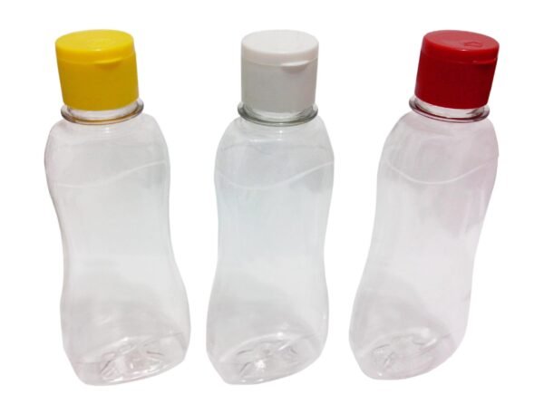 30 Frascos Plástico Cristal Pet 200ml C/ Tampa Fliptop Cat - Imagem 2