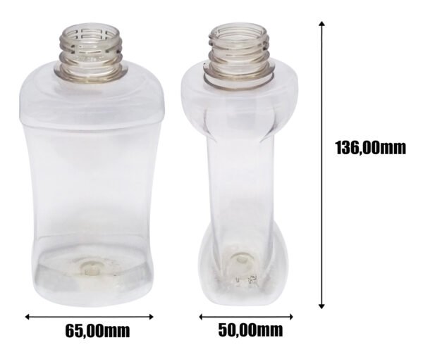 25 Frascos Plásticos Cristal Pet 200ml Molho Tampa Top Down - Imagem 9