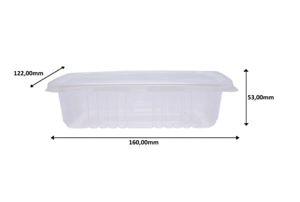 100 Marmita Fitness Incolor Freezer E Micro-ondas 500ml G306 - Imagem 4