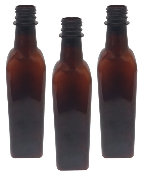 128 Frascos Plástico Âmbar Pet 500ml Tampa Rosca Lacre Aze - Imagem 4