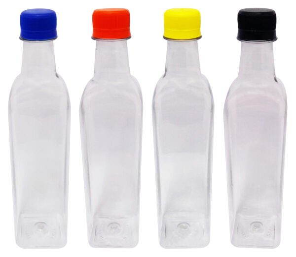 12 Frascos Plástico Cristal Pet 500ml Tampa Rosca Lacre Aze