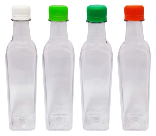 12 Frascos Plástico Cristal Pet 500ml Tampa Rosca Lacre Aze - Imagem 2