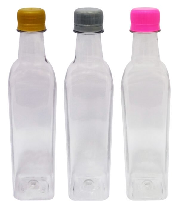 12 Frascos Plástico Cristal Pet 500ml Tampa Rosca Lacre Aze - Imagem 3