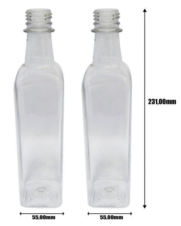 12 Frascos Plástico Cristal Pet 500ml Tampa Rosca Lacre Aze - Imagem 5