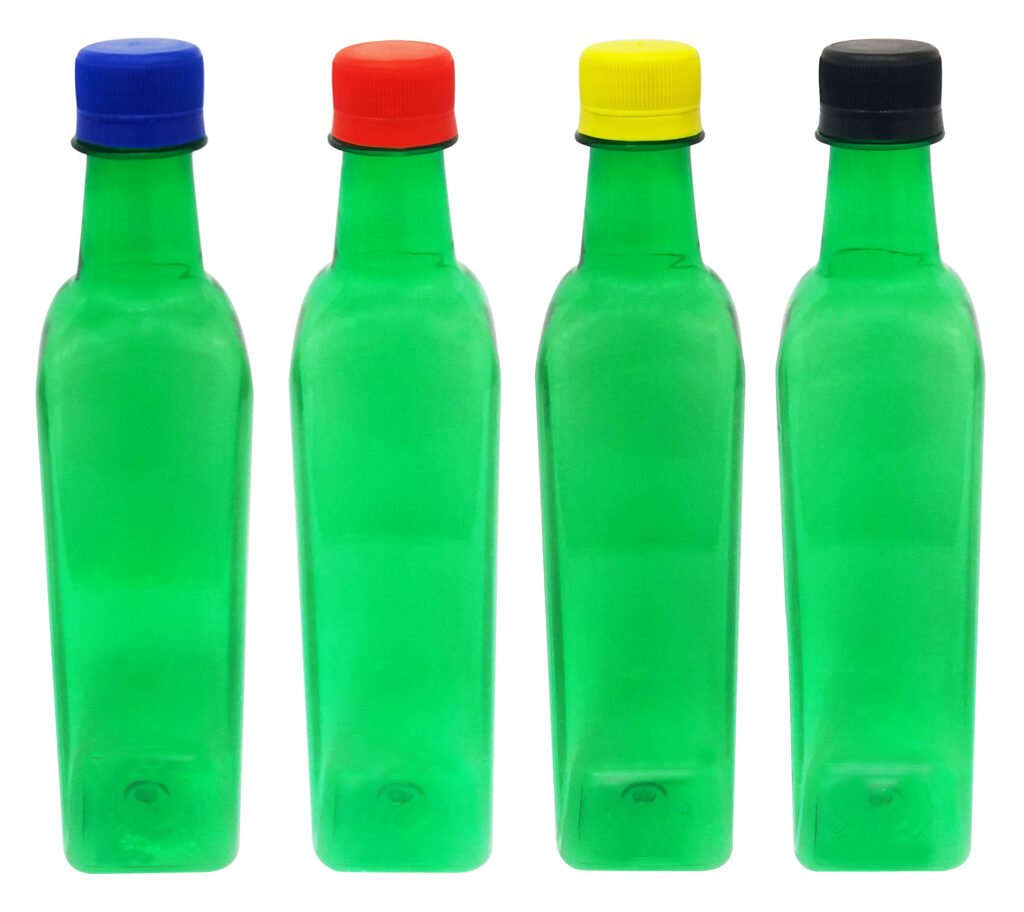760 Frascos Plástico Verde Pet 500ml Tampa Rosca Lacre Aze