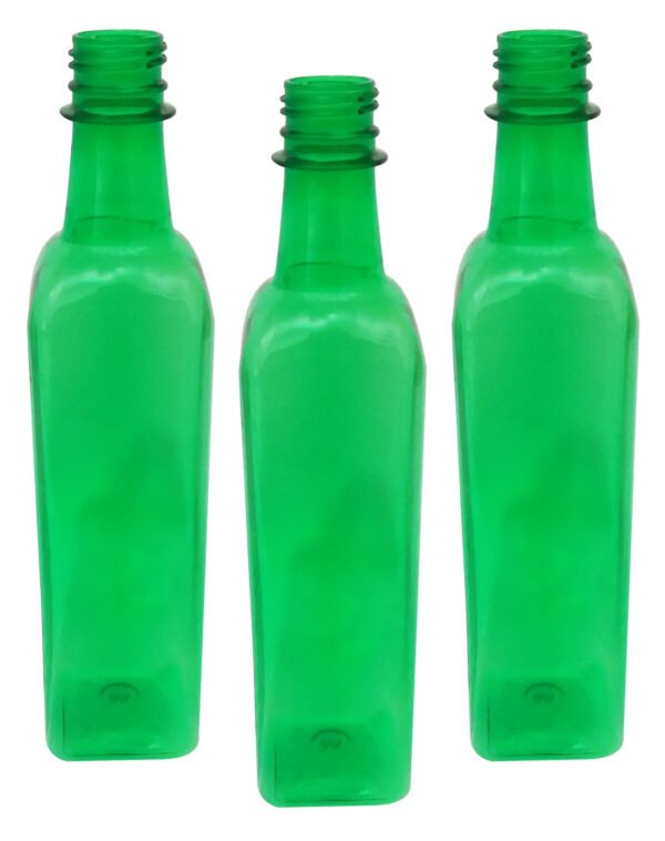 128 Frascos Plástico Verde Pet 500ml Tampa Rosca Lacre Aze - Imagem 4