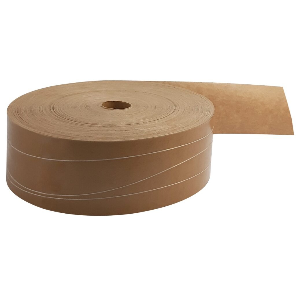1 Rolo Fita Gomada Com Reforço 60mm 1,1 Kg 150mts