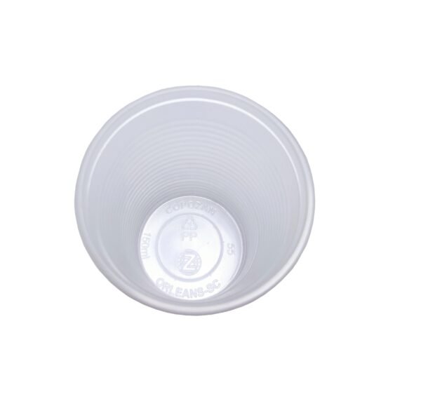 2500 Copos Descartáveis Plásticos Pp Cristal C/ Tampa 150ml - Imagem 3