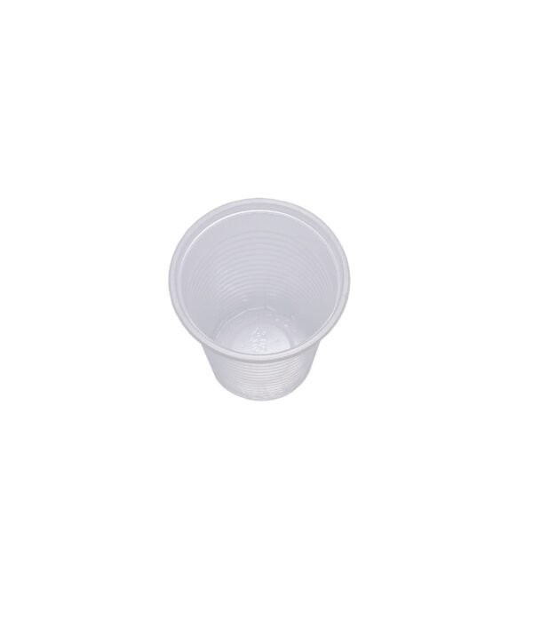 1500 Copos Descartáveis Plásticos Ps Estriado Cristal 80ml - Imagem 2