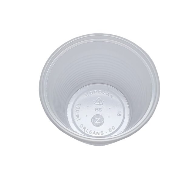 200 Potes Descartáveis Plásticos Ps Cristal C/ Tampa 100ml - Imagem 3