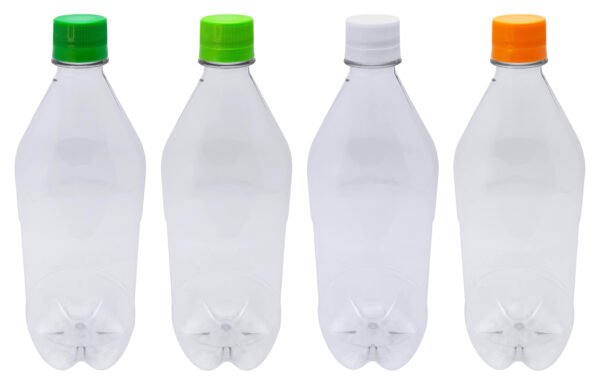 118 Frascos Plástico Cristal Pet 1l Tampa Rosca Lacre Agu - Imagem 2