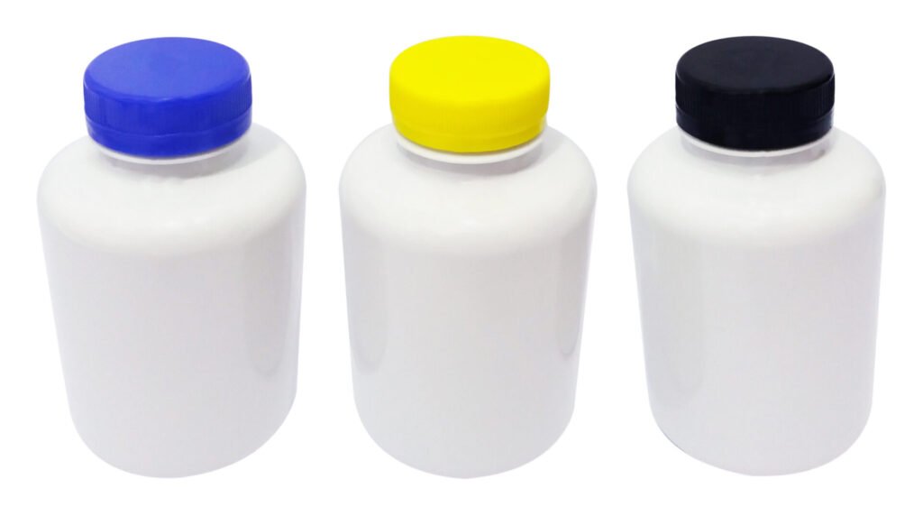 19 Frascos Plástico Branco Pet 330ml Tampa Rosca Lacre Sup