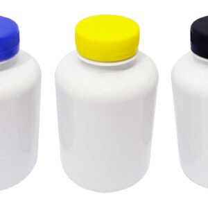 70 Frascos Plástico Branco Pet 330ml Tampa Rosca Lacre Sup