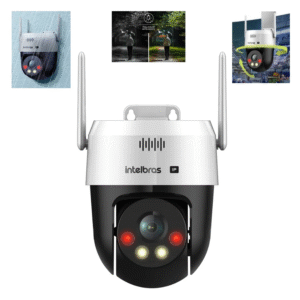 1 Camera Wifi 360º Dome Vipw 1300 Mini Sd Branca Intelbras