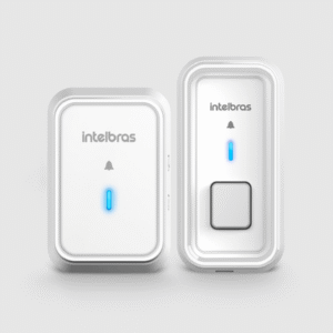 1 Campainha Sem Fio Com Bateria Intelbras Cib 101 Branca