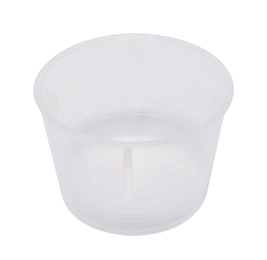 50 Copos De Medida Dosador Plástico Incolor 15ml Bocal 28