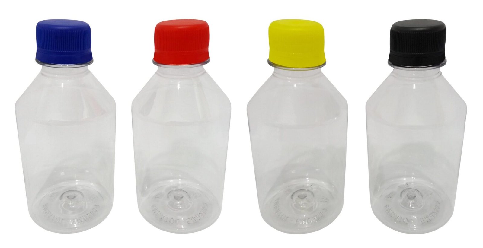 91 Frascos Plástico Cristal Pet 250ml Tampa Rosca Lacre Far