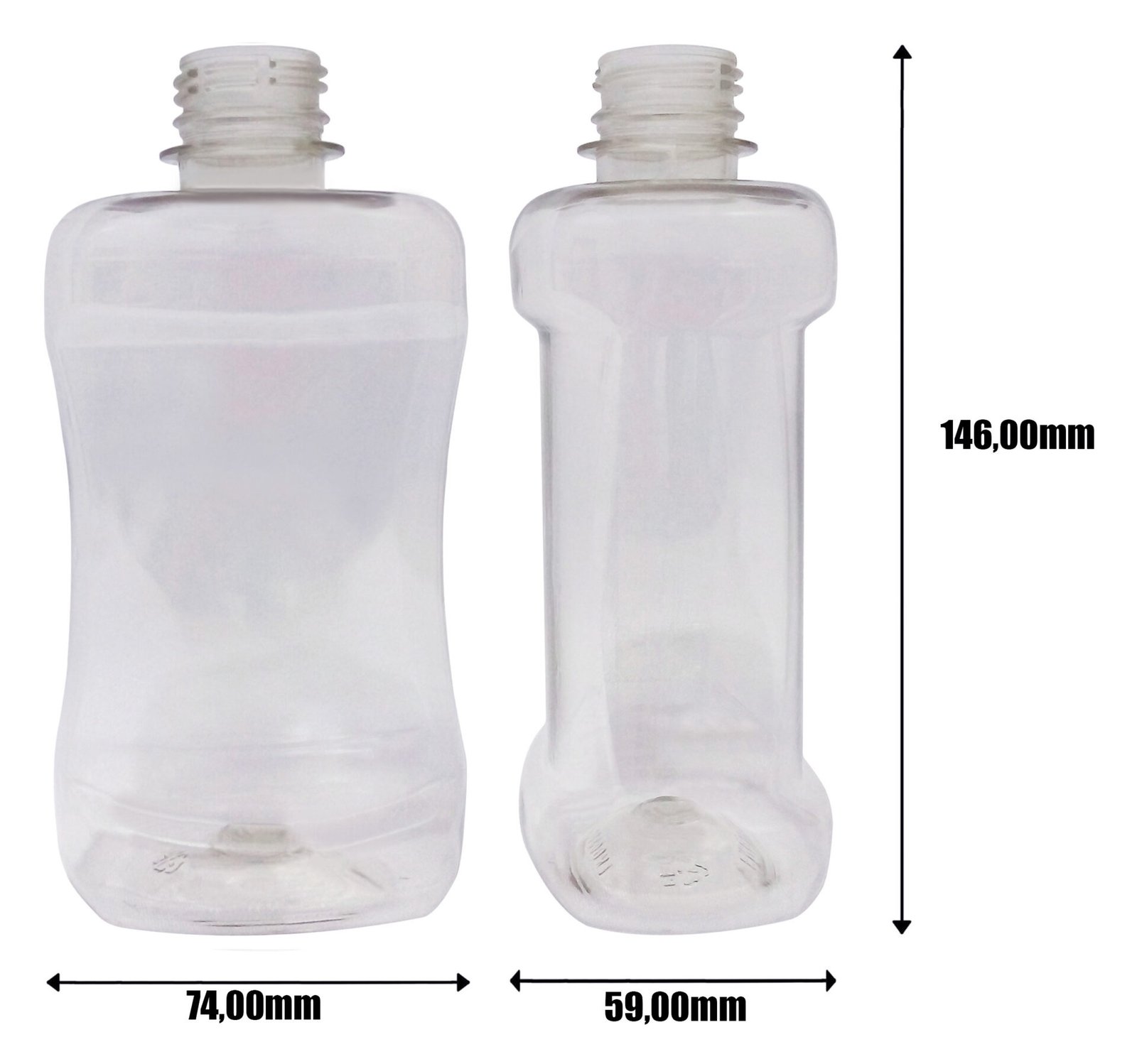 64 Frascos Plásticos Cristal Pet 360ml Molho Tampa Top Down - Imagem 6