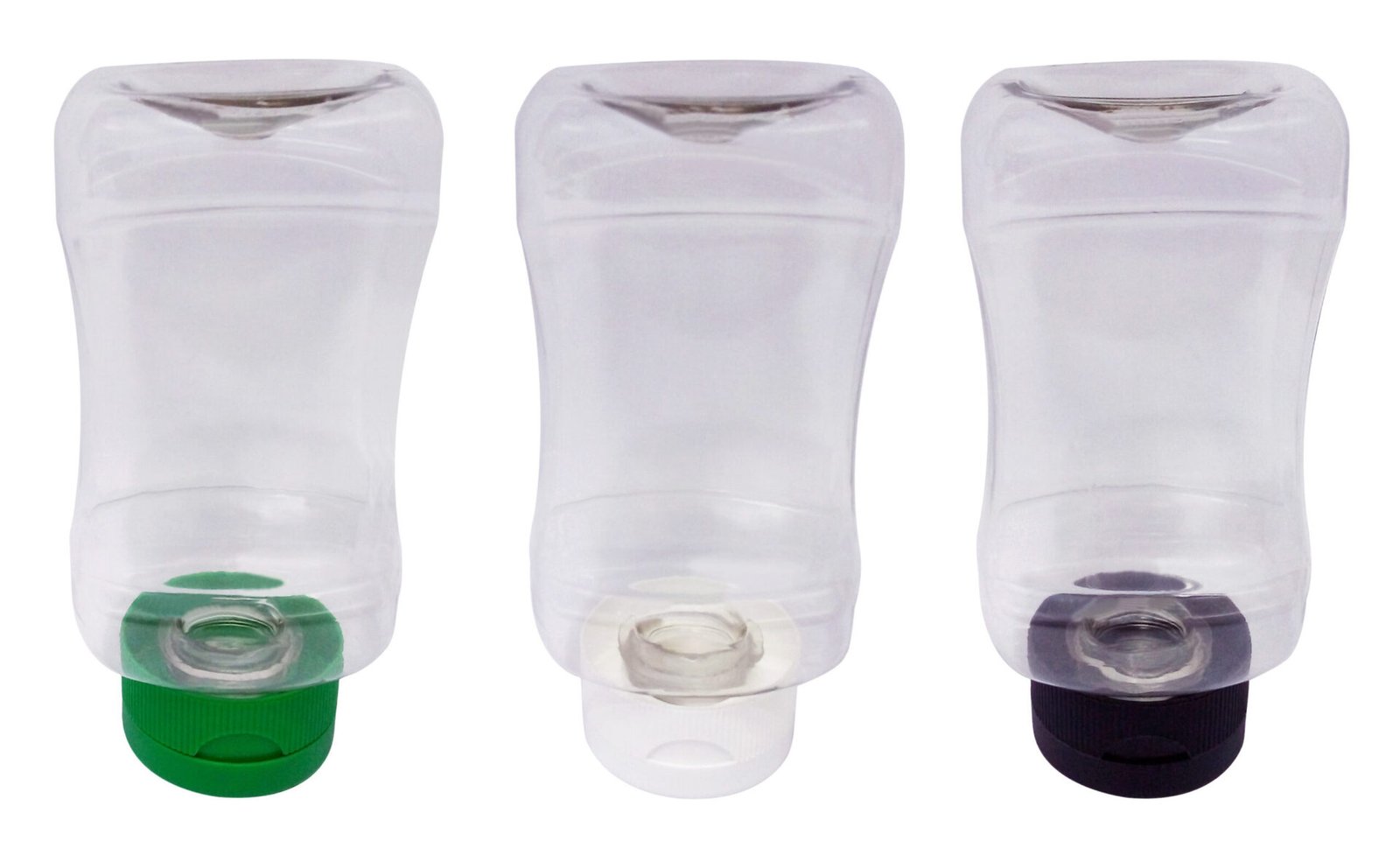 64 Frascos Plásticos Cristal Pet 360ml Molho Tampa Top Down - Imagem 2