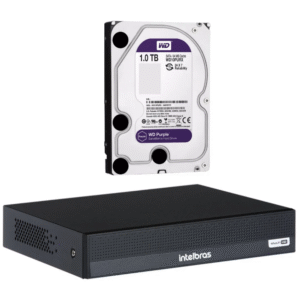 1 Gravador Digital Video Dvr Mhdx 3104-c C/ Hd 1tb Intelbras