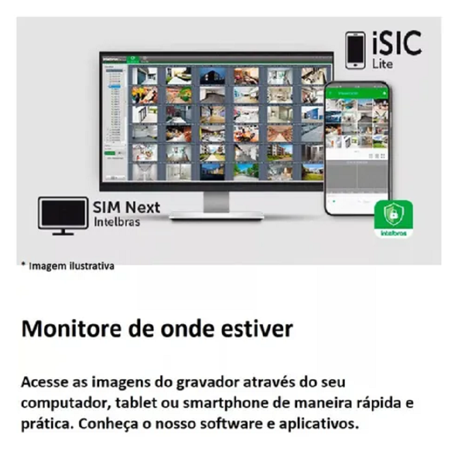 1 Gravador Digital Video Dvr Mhdx 3116-c Sem Hd Intelbras - Imagem 5