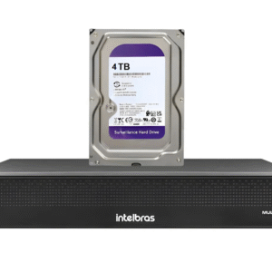 1 Gravador Digital Video Dvr Mhdx 3116-c C/ Hd 4tb Intelbras