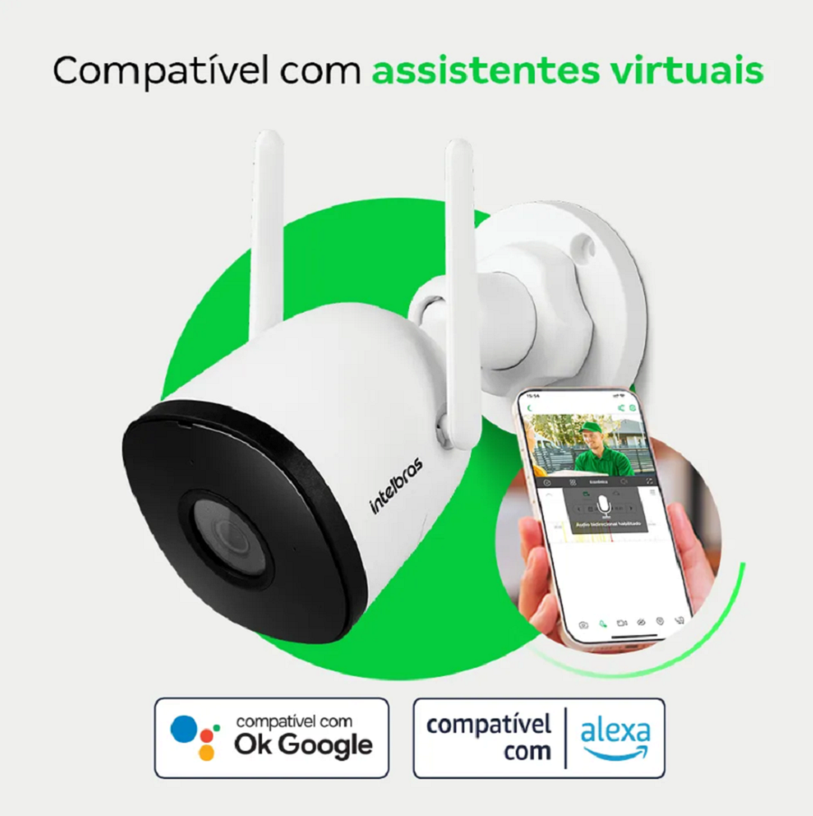 1 Camera De Video Wi-fi Full Hd Im5 Sc Externa Inteligente - Imagem 6