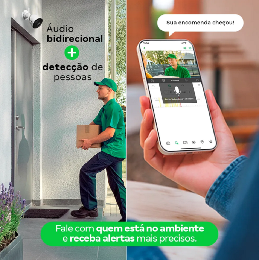 1 Camera De Video Wi-fi Full Hd Im5 Sc Externa Inteligente - Imagem 7