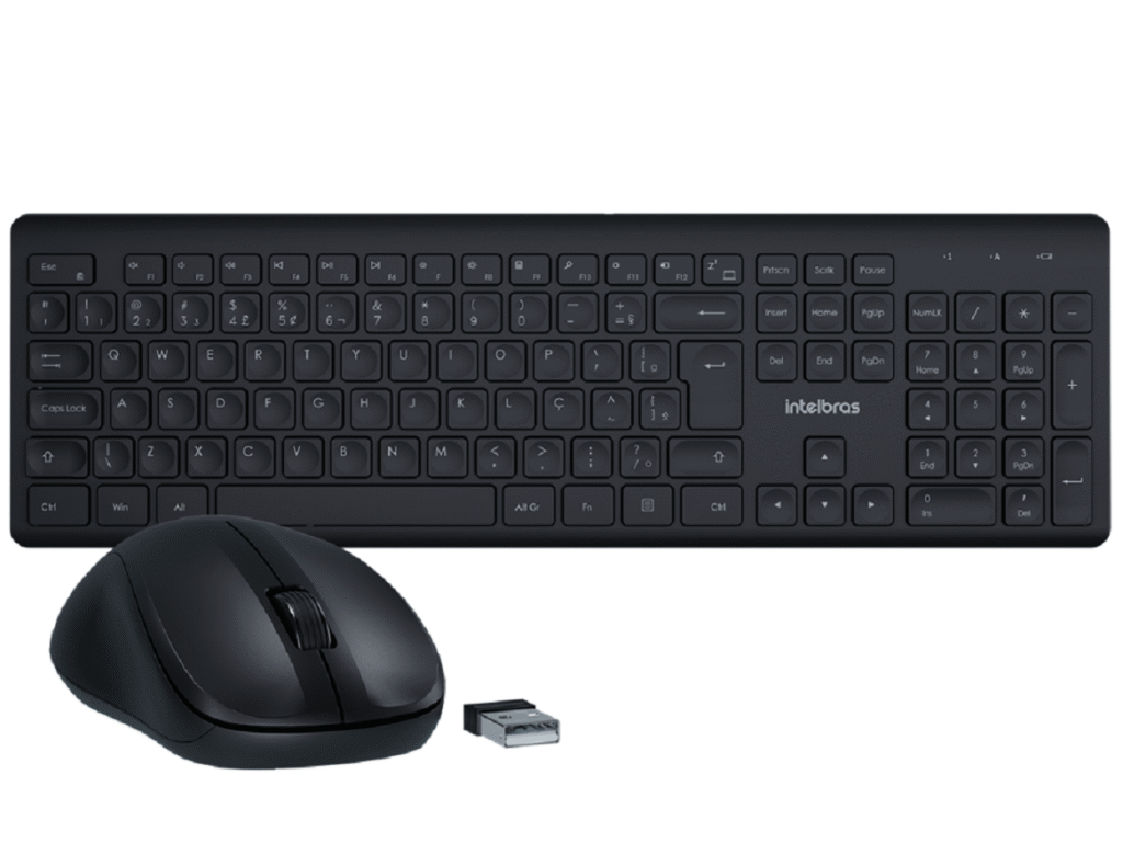 1 Combo Teclado Mouse Csi50 Sem Fio Usb 2.0 Abnt2 Wireless