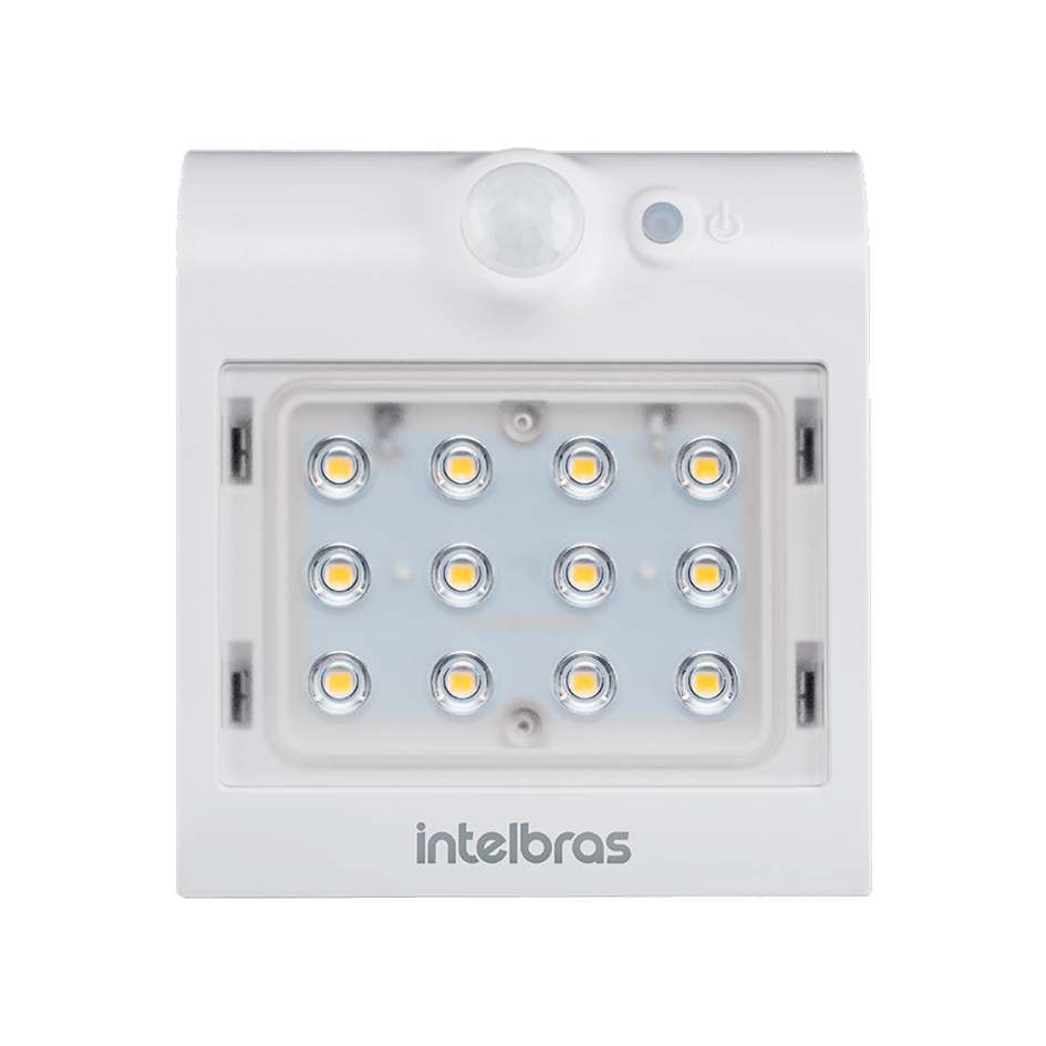 1 Arandela Solar Integrada Asi 220 Luz Branca Intelbras - Imagem 3