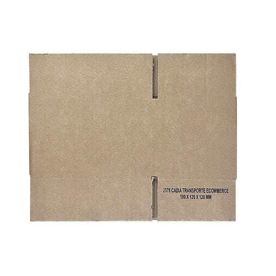 50 CAIXA ECOMMERCE 2578 190X120X120MM KRAFT ONDA B SIMPLES - Imagem 4