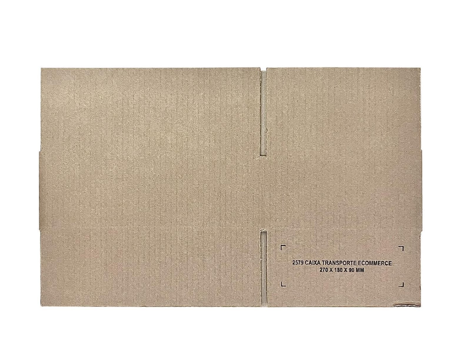 50 CAIXA ECOMMERCE 2579 270X180X90MM KRAFT ONDA B SIMPLES - Imagem 4
