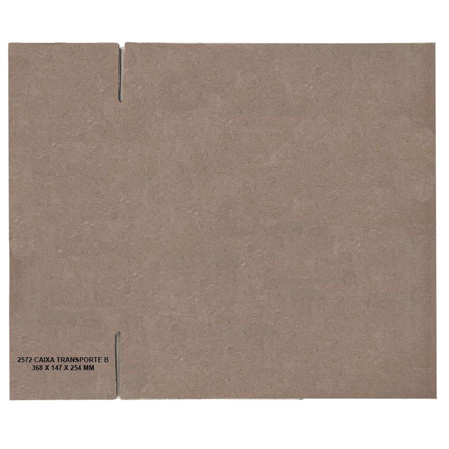 5 CAIXA TRANSPORTE B 368X147X254MM KRAFT ONDA B SIMPLES - Imagem 4