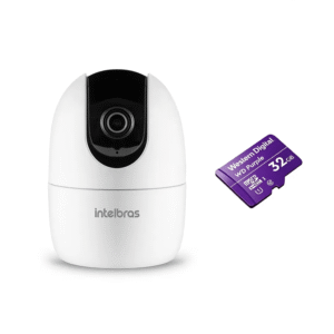1 Camera Video Wi-fi Im4 3mp C/ Micro Sd 32gb Intelbras