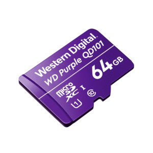 1 Cartão Micro Sd 64gb Western Digital Purp 32tbw Intelbras
