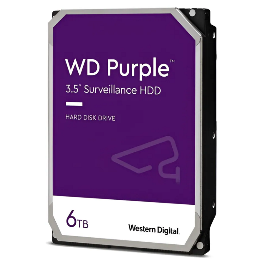 1 Hd Sata 6tb Western Digital Wd64purz Purple Dvr Intelbras