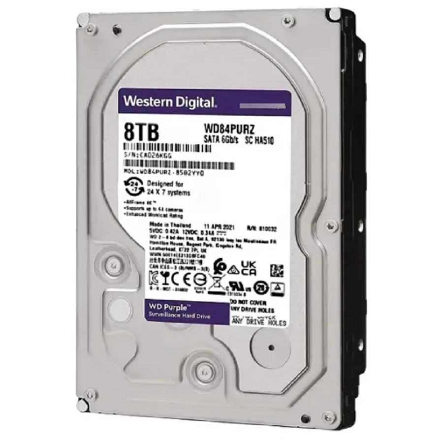 1 Hd Sata 22tb Western Digital Wd221purz Purpl Dvr Intelbras - Imagem 2