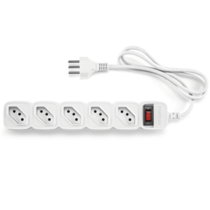 1 Filtro De Linha Eletronico C/ 5 Tomadas Epe205br Intelbras