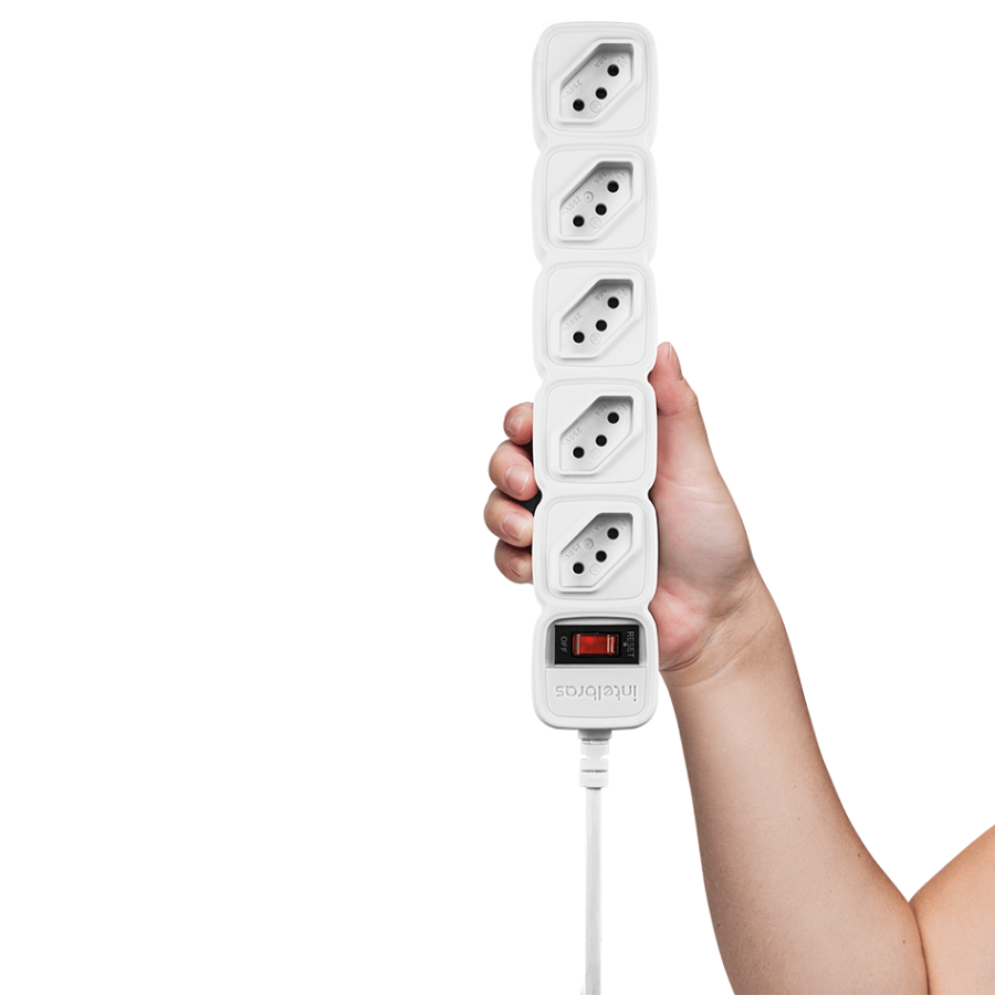 1 Filtro De Linha Eletronico C/ 5 Tomadas Epe205br Intelbras - Imagem 3