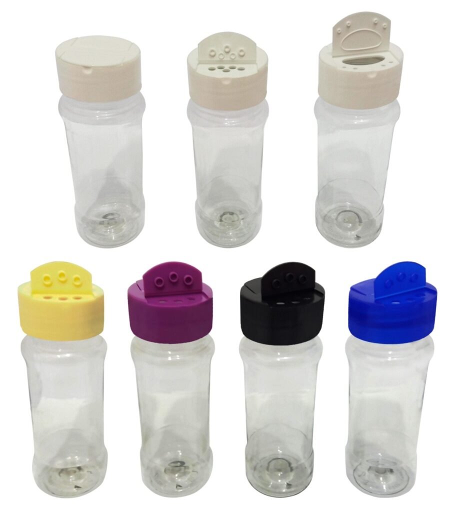 38 Frascos Plástico Cristal Pet 120ml Tempero Fliptop Con