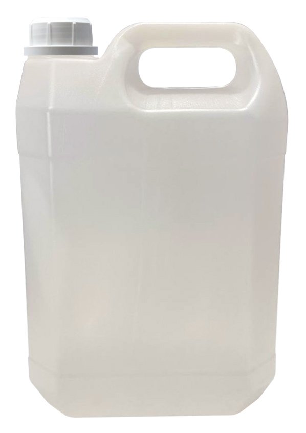 30 Galão Bombona Incolor Pead 5l C/ Tampa Rosca Lacre E Alça