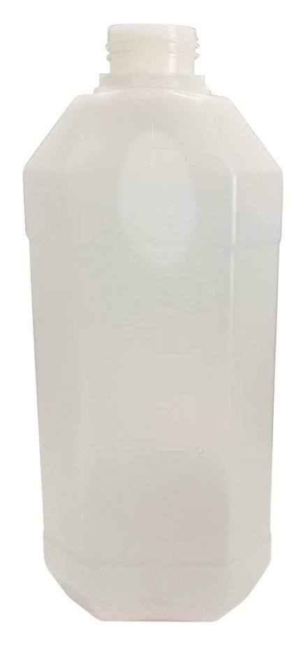 30 Galão Bombona Incolor Pead 5l C/ Tampa Rosca Lacre E Alça - Imagem 3