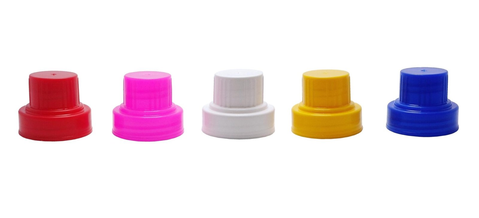 238 TAMPAS PLÁSTICAS COLORIDAS ROSCA DOSADORA 30ML BOCAL 28 - Imagem 2