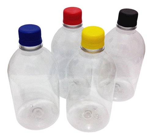 678 Frasco Plástico Cristal Pet 500ml Tampa S Batoque Sab