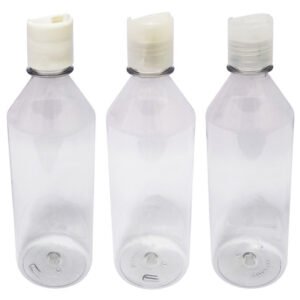 11 Frascos Plástico Cristal Pet 500ml C/ Tampa Disktop Cos