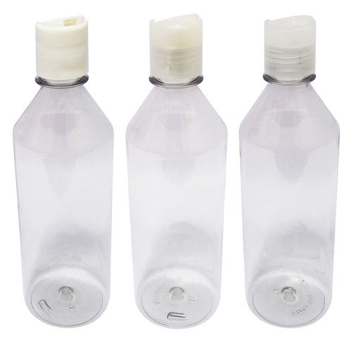 50 Frascos Plástico Cristal Pet 500ml C/ Tampa Disktop Cos