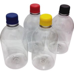 108 Frascos Plástico Cristal Pet 500ml Tampa Rosca Lacre Sab
