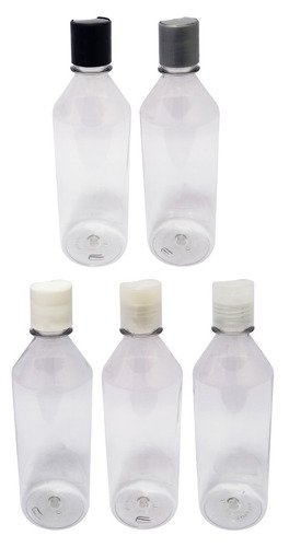 50 Frascos Plástico Cristal Pet 500ml C/ Tampa Disktop Cos - Imagem 3