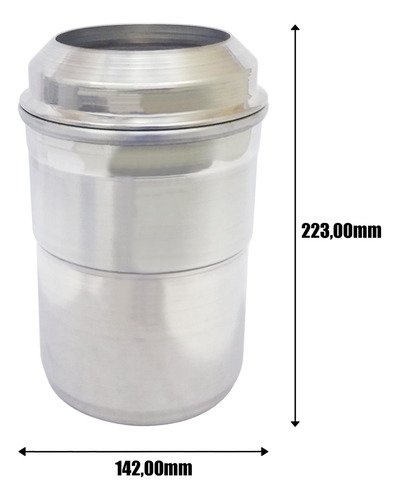 3 Frascos Plástico Âmbar Pet 2l E 1 Suporte Térmico Gr2 - Imagem 5